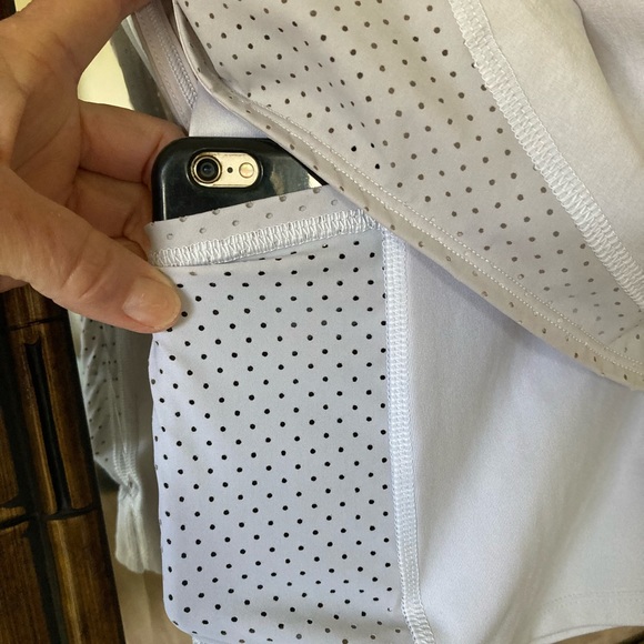 Spanx Get moving Skort in White/Gray Size Lg. - Picture 5 of 8